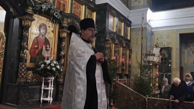 Константин Корепанов - Слово на всенощном бдении накануне праздника Крещения Господня (18.01.2023) смотреть онлайн