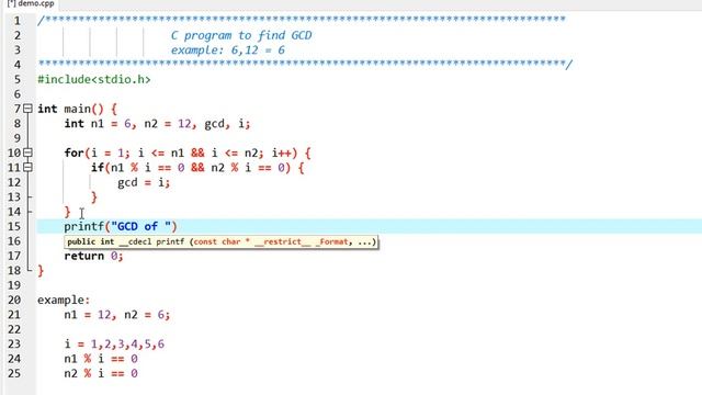 C Program To Find GCD Of Two Numbers (July 2019) Explained Approach And Logic смотреть онлайн