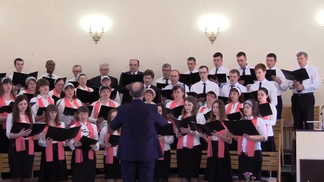 Утреннее служение г.Лебедина 08.04.2018. Пасха смотреть онлайн