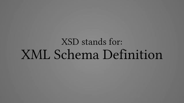 What Does "XSD" Stand For? смотреть онлайн
