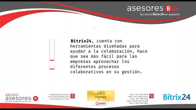 Trabajo remoto y Gestión colaborativa con Herramientas de Bitrix24 смотреть онлайн