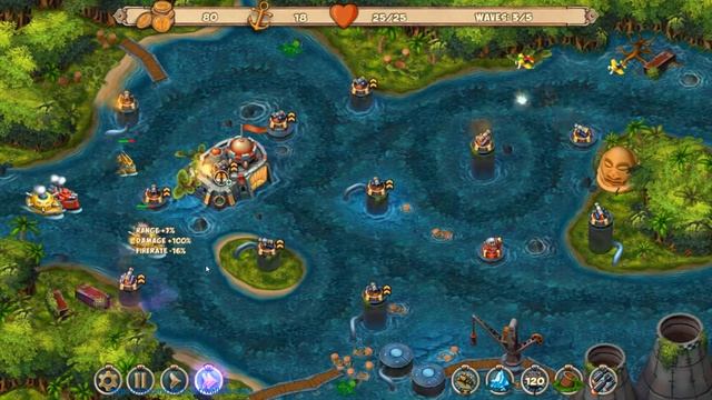 Iron Sea Frontier Defenders - Easy Lost Land - Level 11 смотреть онлайн