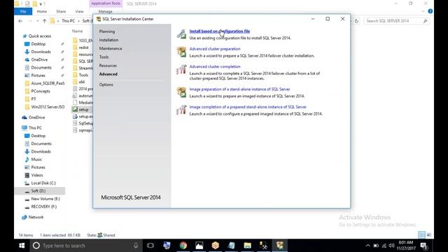SQL Install using config file смотреть онлайн