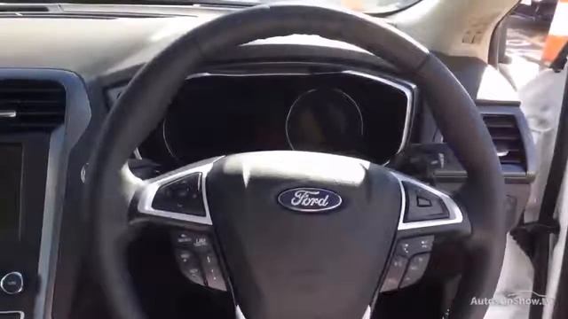 FORD MONDEO TITANIUM TDCI WHITE 2016 смотреть онлайн