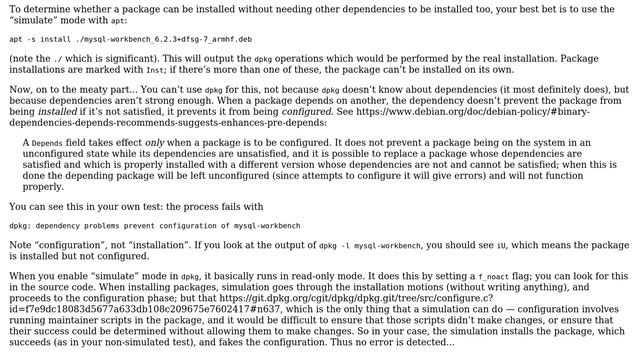 Unix & Linux: dpkg --dry-run option is not simulating installation properly (2 Solutions!!) смотреть онлайн