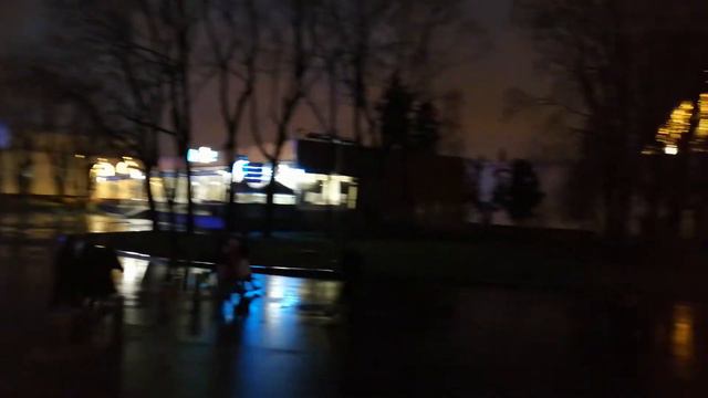 Открытие огромного катка в парке ВДНХ.