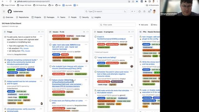 Kubernetes SIG Node CI 20230719 смотреть онлайн