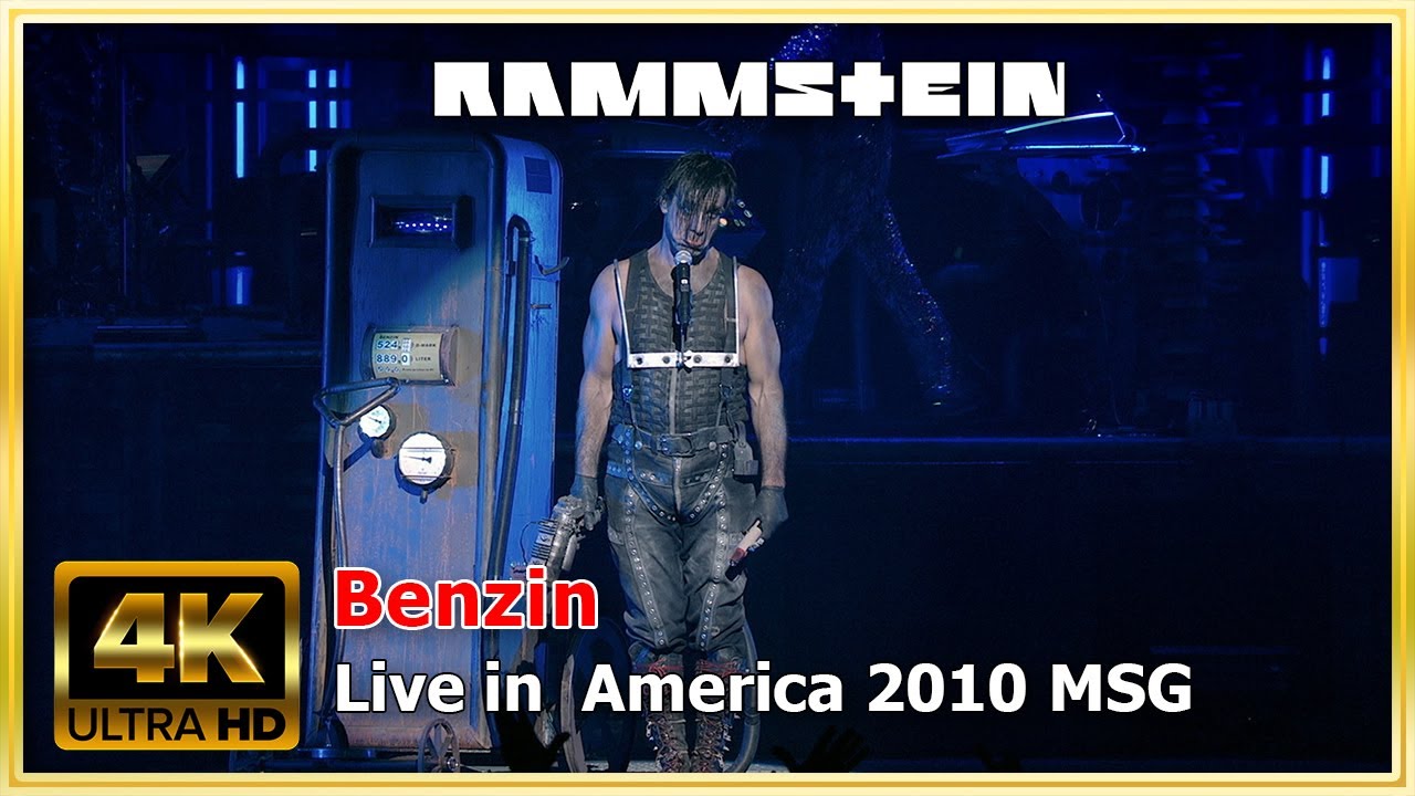 Rammstein Benzin 4K | Live From Madison Square Garden New York City In America 2010 | 60fps HD