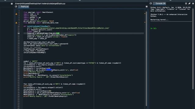 How to get Weekly and Monthly Expiry Date using SmartAPI смотреть онлайн