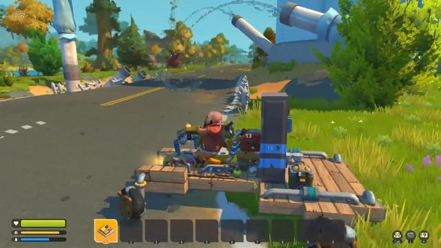 Отбиваемся от роботов на бомж-базе // Прохождение Scrap Mechanic #2 (сезон 1) смотреть онлайн