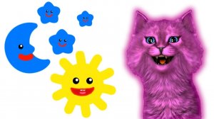 РИСУЕМ СОЛНЫШКО и ЛУНУ ИГРА для ДЕТЕЙ говорящий КОТЕНОК АБИ играет ДЕТСКИЙ ЛЕТСПЛЕЙ #52