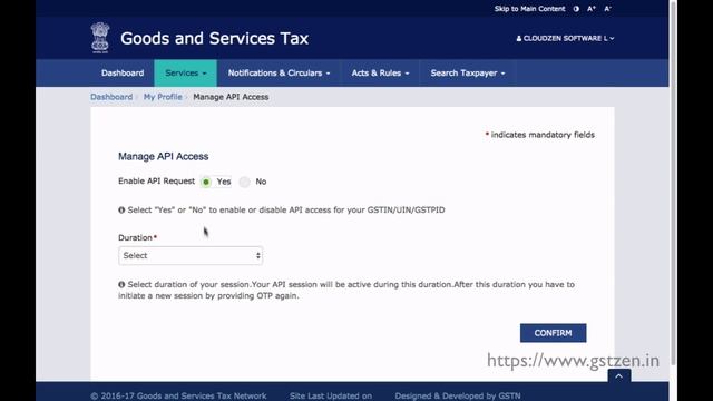 GSTZen - Enable API access in GSTN Portal смотреть онлайн
