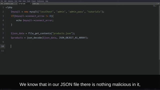 How to insert data from a json file in the database | PHP, JSON, MYSQL Tutorial смотреть онлайн