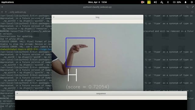 Sign Language to text sequences(alphabets) смотреть онлайн
