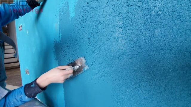 Шикарная акцентная стена! Бирюзовый марморин с золотыми прожилками! смотреть онлайн