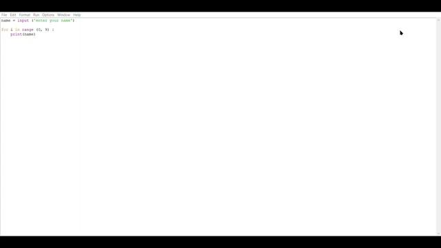 PYTHON CODE TO PRINT YOUR NAME MANY TIMES USING FOR LOOP WITH RANGE () FUNCTION смотреть онлайн