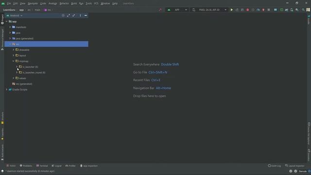How to change the app logo in Android Studio | Java смотреть онлайн