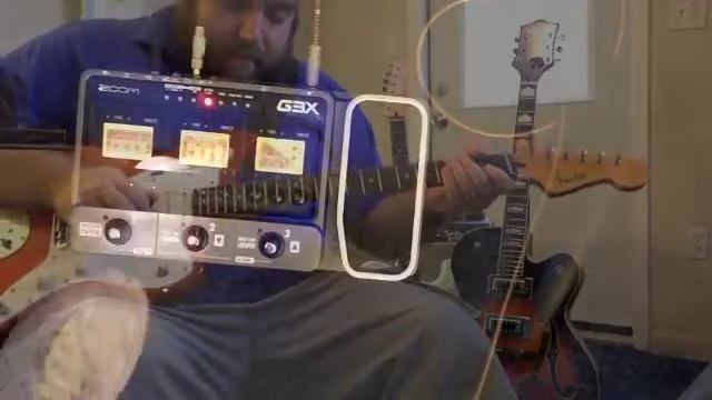 Zoom G3x Live looping with drums (When You walk Into the Room) смотреть онлайн