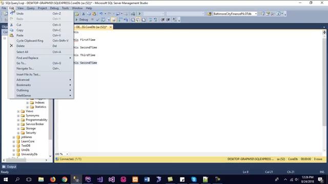 Reuse Your Copied Items in SQL Server Management Studio 2014 смотреть онлайн