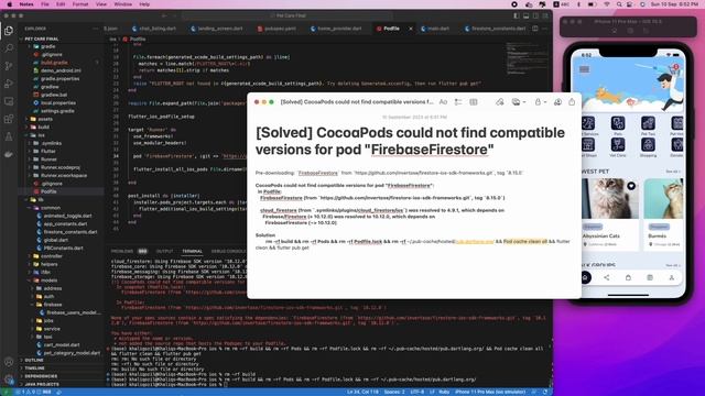 [Solved] CocoaPods could not find compatible versions for pod "FirebaseFirestore" смотреть онлайн