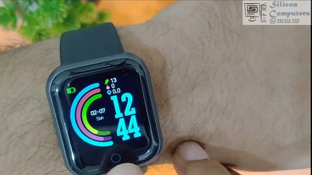 D20 Smart Watch - LH719(G) Smart Watch - full menu explore - how to connect with application смотреть онлайн
