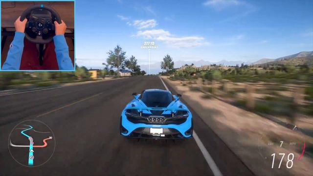 FORZA HORIZON 5 GOLIATH RACE - McLaren 765lt | Logitech G923 Gameplay