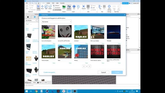 Уроки по Roblox studio #11 (Переход в другую игру) смотреть онлайн