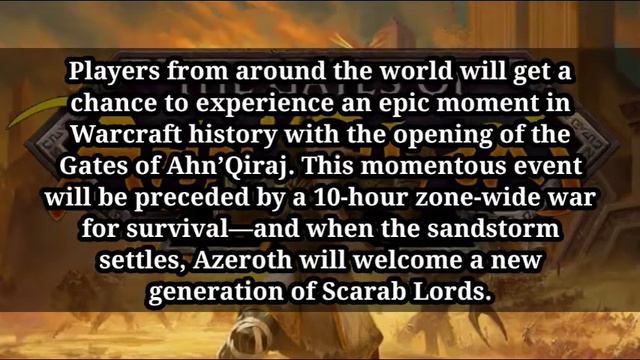 COMPLETE LIST WoW Classic Materials for Ahn’Qiraj War Effort Campaign смотреть онлайн