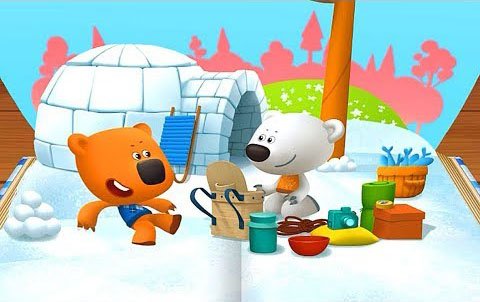 Детский уголок / Kids'Corner Мишки. Ми-ми-мишки - Путешествие. Кеша и Тучка на Воздушном шаре