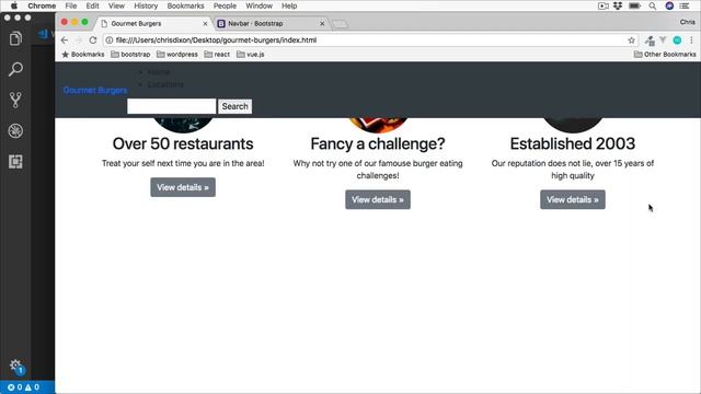06 Bootstrap navbars смотреть онлайн