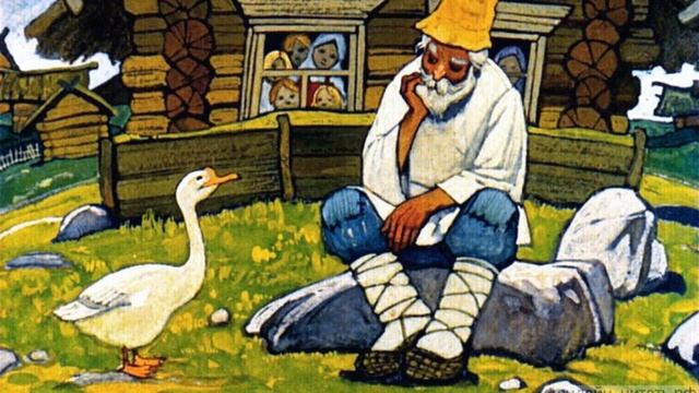 Толстой Л.Н. "Как мужик гусей делил" смотреть онлайн
