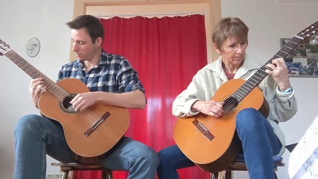 Milonga del Ayer (classical guitar duo) смотреть онлайн