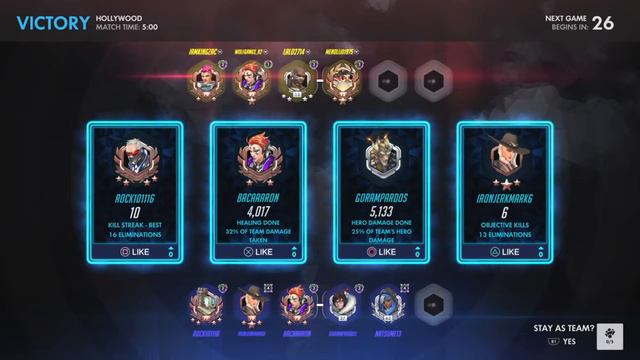 Overwatch Bastion play of the game смотреть онлайн