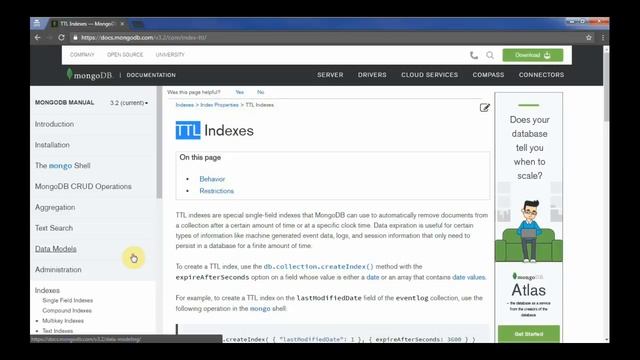 TTL Indexes trong MongoDB (Bài 11) смотреть онлайн