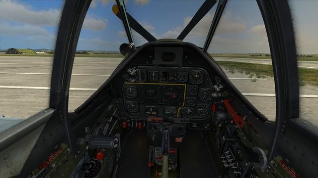 DCS World Процедура запуска двигателя P-51D Mustang смотреть онлайн