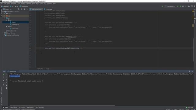 Collection le Hashset et le Hashcode dans Java смотреть онлайн