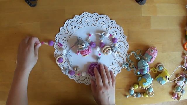 Вязаные погремушки-прорезыватели Совушки. Слингобусы. Обзор смотреть онлайн
