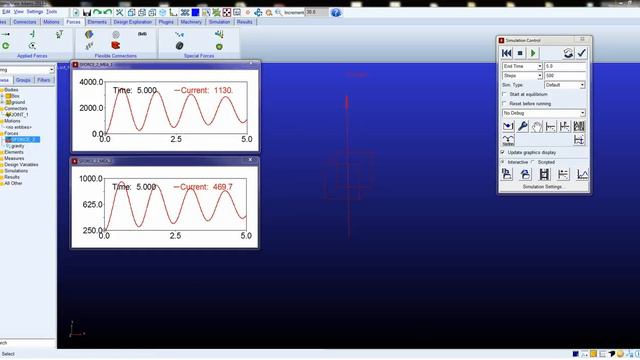 Msc ADAMS Tutorial 2 Mass With Spring смотреть онлайн