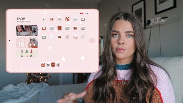 what's on my iPad air 4th generation!! *iOS14 boho christmas themed* смотреть онлайн