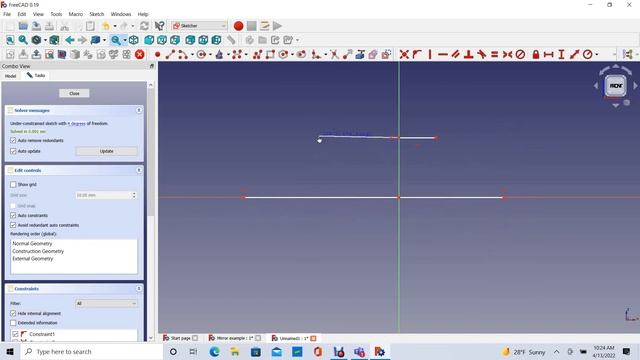 FreeCAD 4: Mirroring And Symmetry