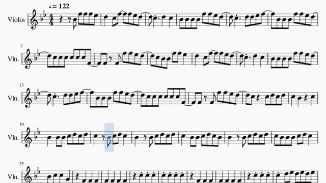Violin Sheet Music: How To Play Neverita By Bad Bunny