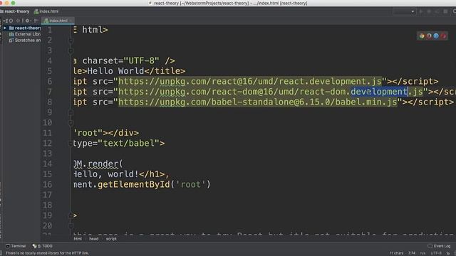 Блок 1. Теория. Что такое React. Урок 2. Как работает React смотреть онлайн
