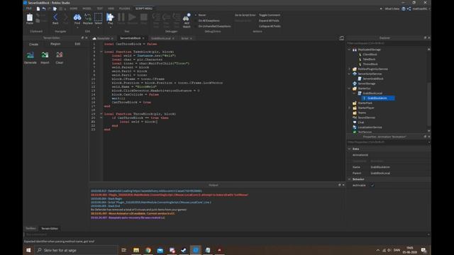 How to make a grabbable block in Roblox Studio *UPDATED* смотреть онлайн