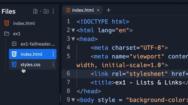 CSC230 ex2 Lists & Links CSS Pt1 (Fall 22) смотреть онлайн
