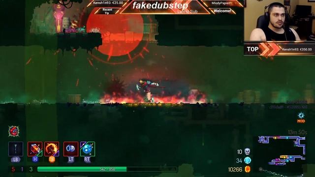 Dead Cells - worm up and one full smooth run - gameplay (no upgrades) смотреть онлайн