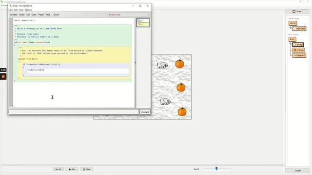 Greenfoot Guide 2 - Move with Arrow Keys смотреть онлайн