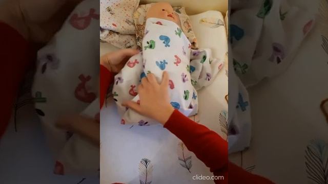 Как запеленать младенца. Свободное пеленание. смотреть онлайн