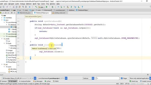 How to Connect Sqlite DB with Android Project смотреть онлайн
