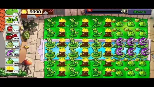 plants vs zombies (last stand) gameplay from 1 until 4 flag completed смотреть онлайн