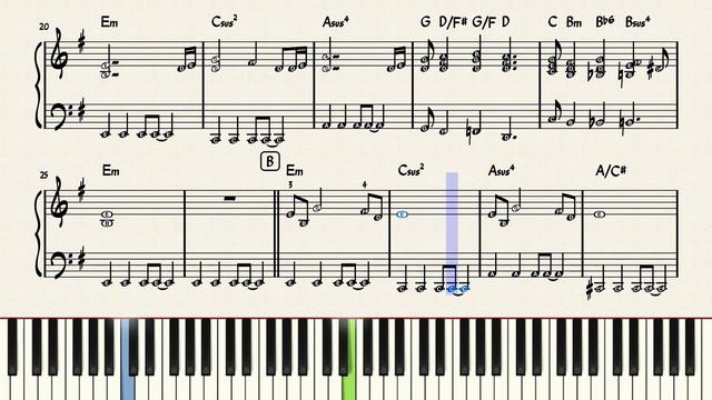 Escape From New York (Main Theme) - John Carpenter | Easy Piano (w/letter notes) смотреть онлайн
